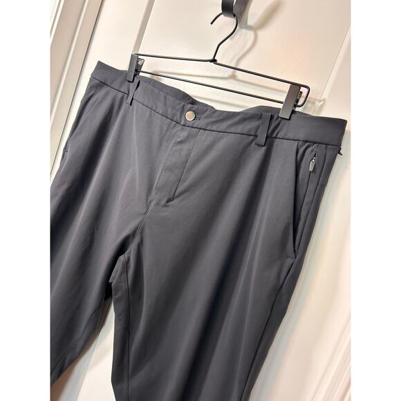 Lululemon Men's ABC Classic Fit Trouser 37L Warpstreme Pants Black Size 40 - Picture 3 of 13